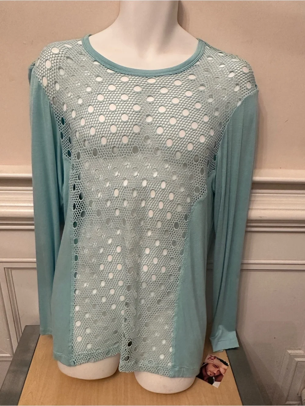 PP Men’s Long-Sleeve Crochet Top LS-510-718